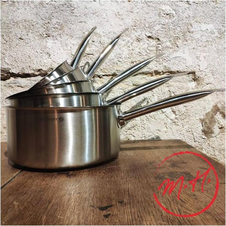 Produktbild de Buyer PRIM'APPETY Stielkasserolle Ø28cm, 2 Griffe, Induktion (28 cm, Stielkasserolle, Edelstahl)