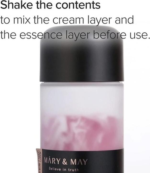 Actual product image Mary&May MARY & MAY Vegan Blackberry Complex Cream Essence, 40 ml (140 ml, Face fluid)