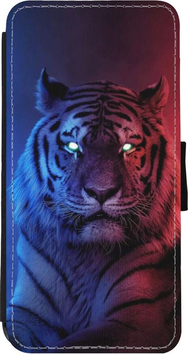 Actual product image PhoneLook Cover Wallet Black Tiger Blue Red (Apple iPhone 11)