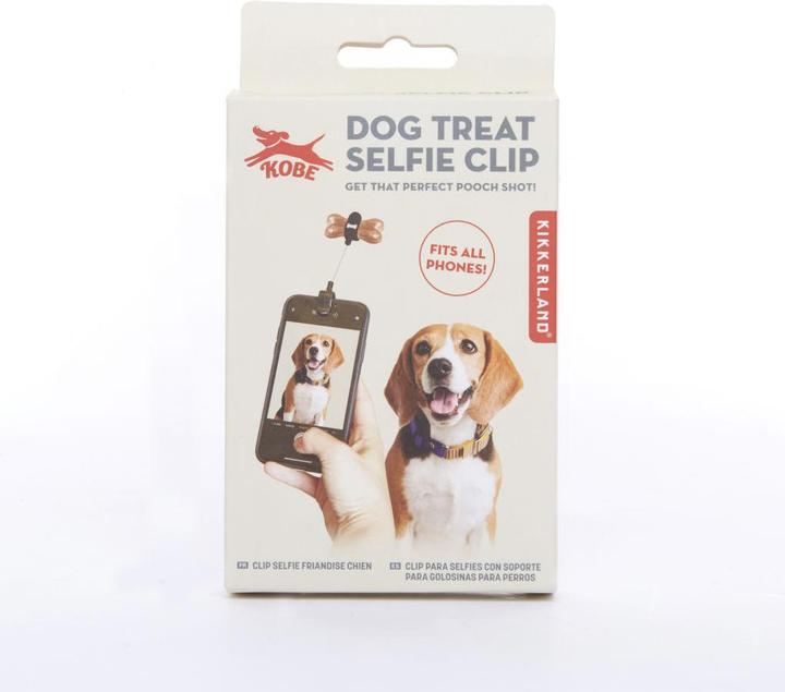 Actual product image Kikkerland Dog Treat Selfie Clip (Upbringing)