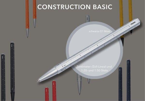 Image du produit Troika Stylo à Bille Construction Basic Argent (Argent, 1 x)