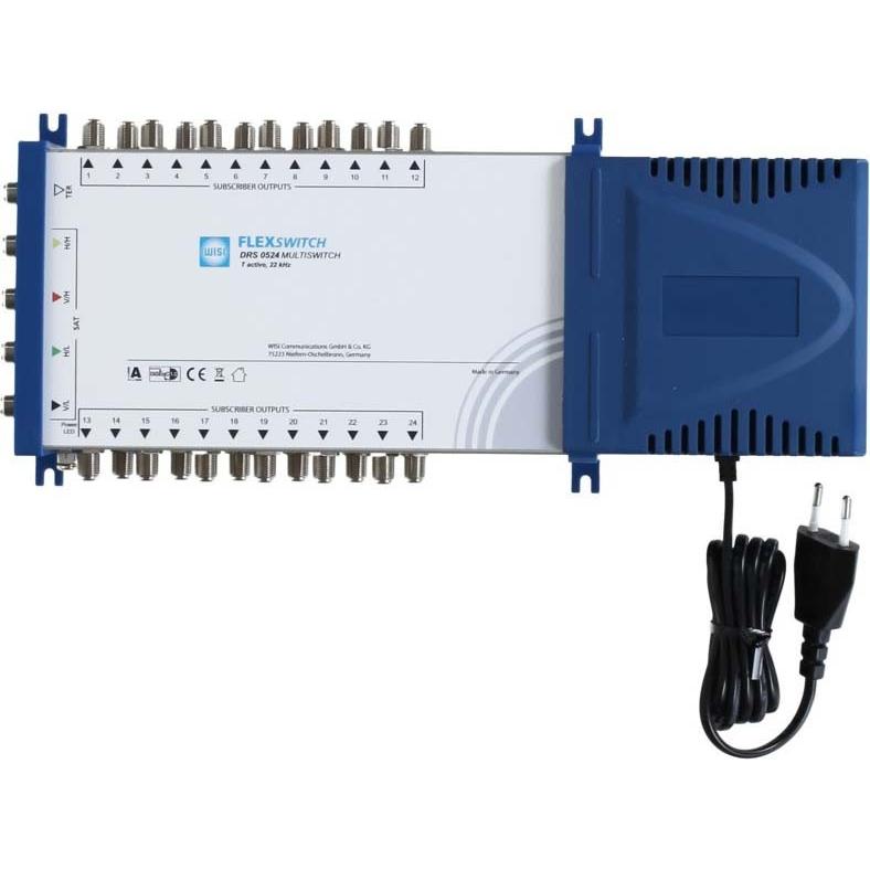 WISI DRS 0524 FLEXSWITCH Multischalter 5 DRS 0524, TV Zubehör, Silber