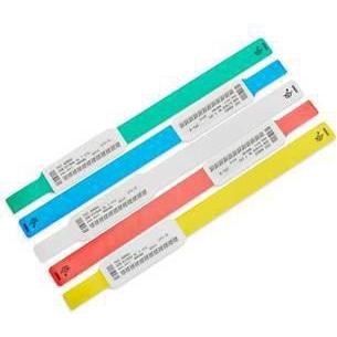 Zebra, Armschmuck, Z-Band UltraSoft Violett, Weiss Krankenhaus-Armband, (708.66 cm, Vinyl, Polypropylen (PP))