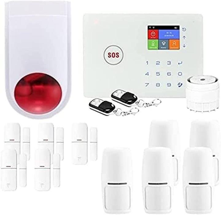 Immagine prodotto LifeBox Allarme Casa Wireless, WiFi e GSM, Kit 7 con 5 Sensori Movimento e Apertura