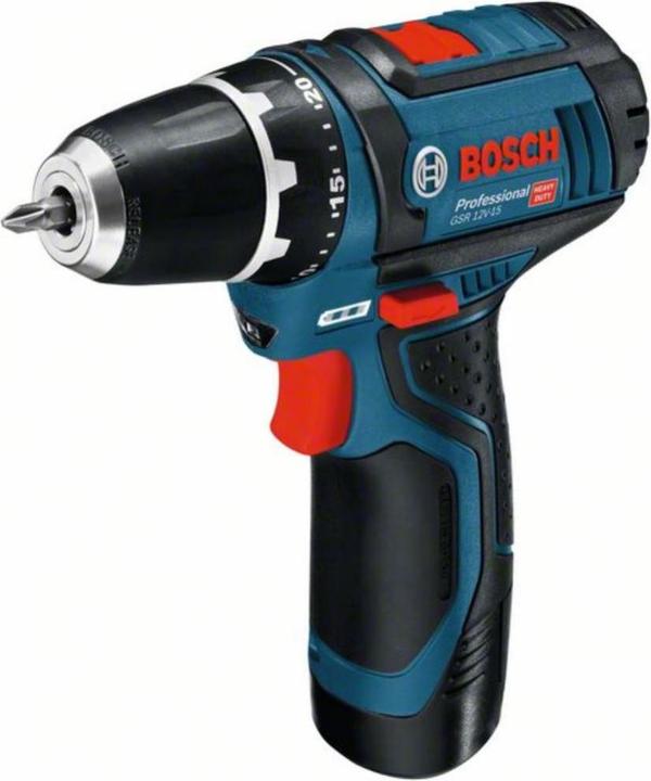 Image du produit Bosch Professional GSR 12V-15 (Fonctionnement sur batterie)