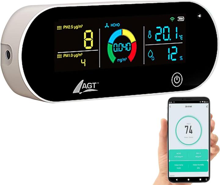 Produktbild AGT 5in1-Akku-Luftqualitätsmesser