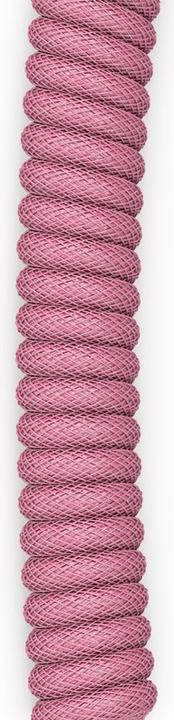 Produktbild Glorious PC Gaming Race Coiled Cable Prism Pink, USB-C auf USB-A Spiralkabel (1.37 m, USB 2.0)