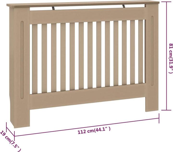 Image du produit vidaXL Heizkörperverkleidung