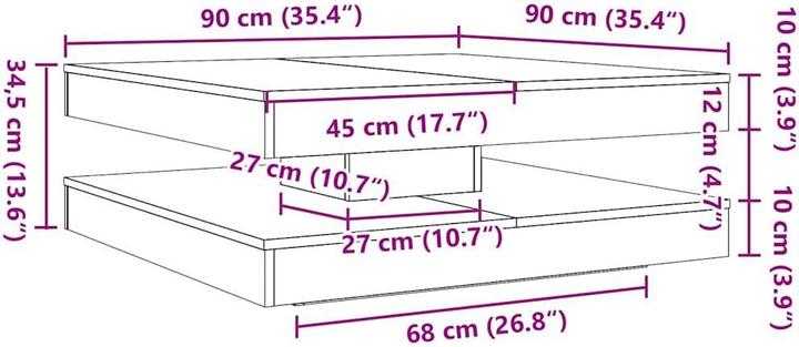 Actual product image vidaXL Couchtisch
