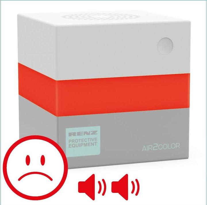 Actual product image Renz Air2Color air quality warning system