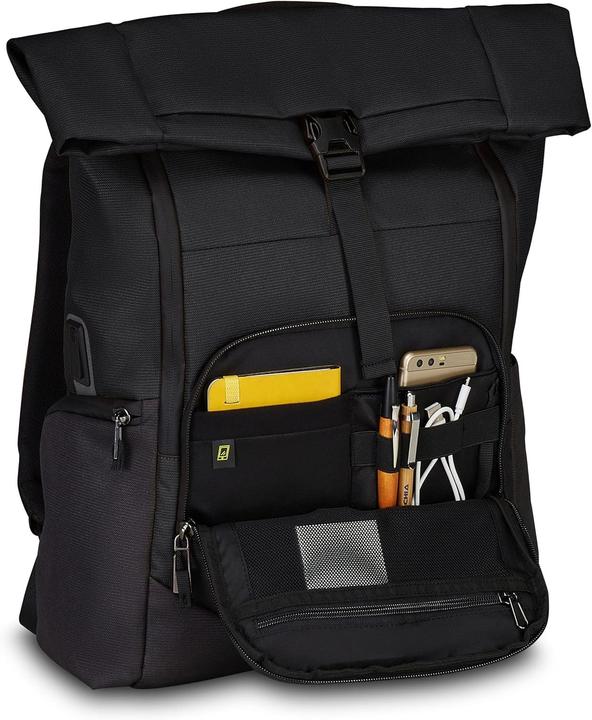 Produktbild Invicta Akt Falten Akt Falten Rucksack für Erwachsene, Unisex, Schwarz, Einheitsgrösse, Geschäftlich (24 l)