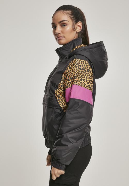 Actual product image Urban Classics Ladies AOP Mixed Pull Over Jacket (XS)