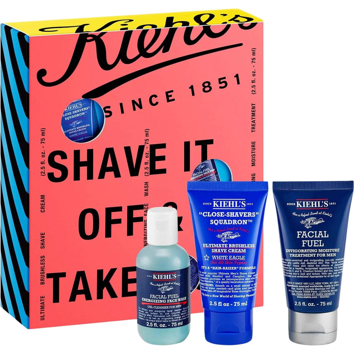 Kiehl's, Set regalo bellezza, KiehlÂ's - Shave it Off & Take Off gift set (Set da barba)