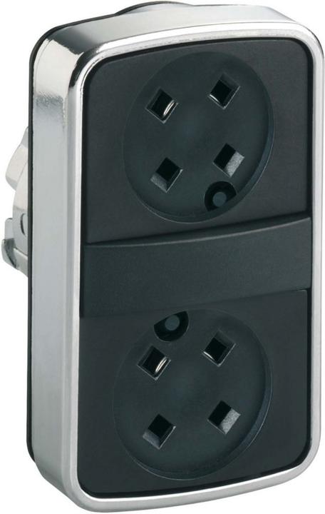 Produktbild Schneider Electric Doppeldrucktaster flach/flach Ř22 ohne ZB4BA79