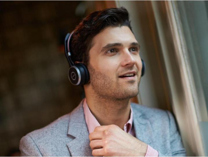 Actual product image Jabra Evolve 65 SE UC Duo (Wireless, USB-A)
