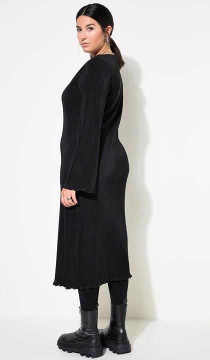 Produktbild Studio Untold Plissee-Midikleid, Slim Shape, Langarm (46, 48)