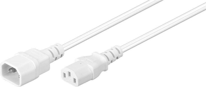 MicroConnect Netsnoer C13 - C14 3m Wit (3 m)