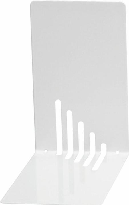 Wedo Buchstütze (B)140 x (T)140 x (H)85 mm, weiss aus Metall