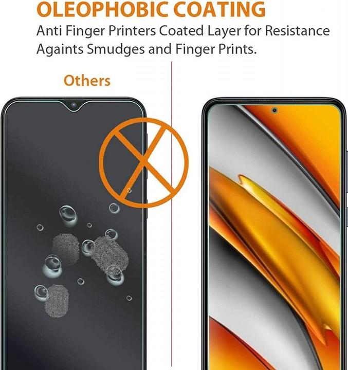 Actual product image Screenguard Xiaomi Poco F3 bulletproof glass protective film Case Friendly Design (1 pcs., Xiaomi Poco F3)