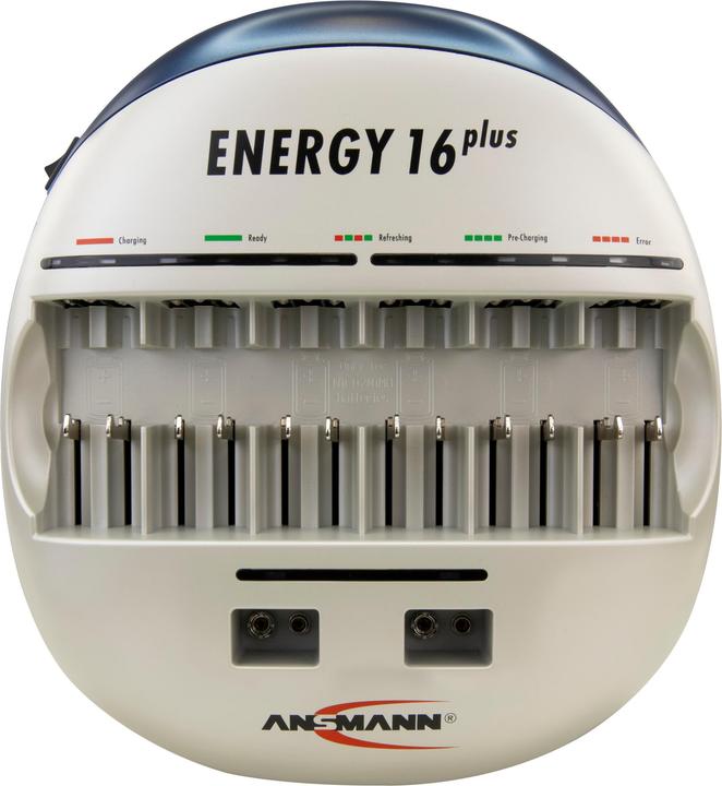 Actual product image Ansmann Energy 16 plus charging and maintenance station for 1-12 Micro AAA, Mignon AA rechargeable batteries (AA, AAA, C, D)