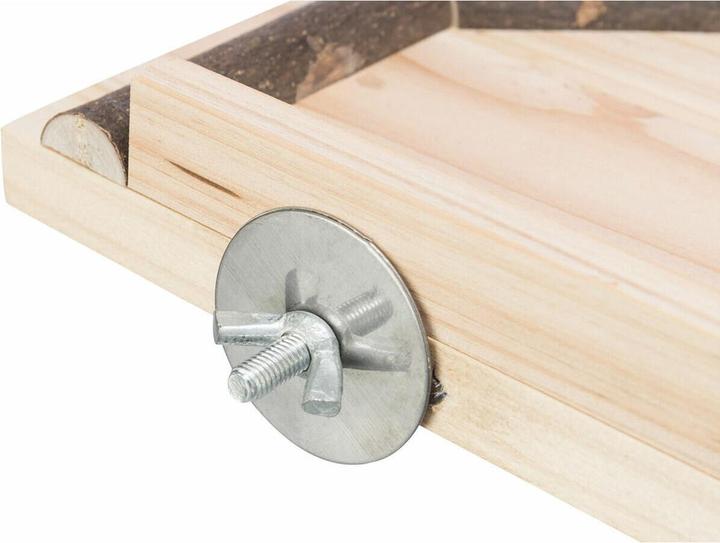 Image du produit Trixie Zone d'atterrissage avec perches, bois, 19 × 19 cm