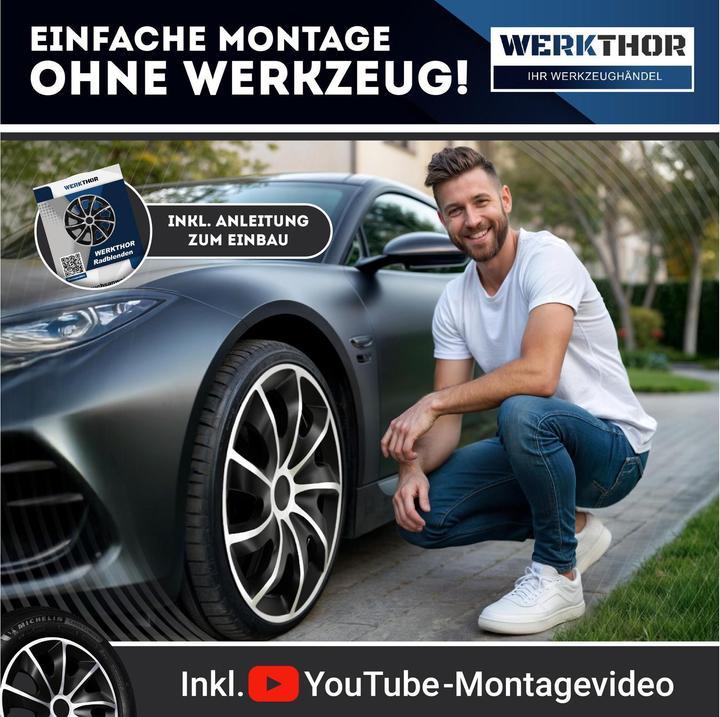 Image du produit Werkthor Radzierblende 4er Set 15 (4 pièce(s), 15")