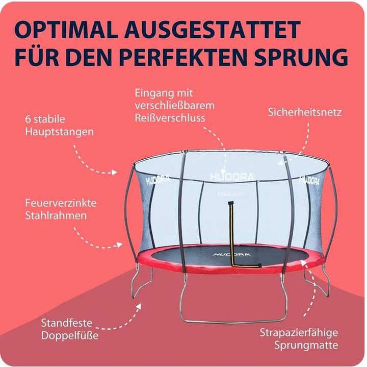 Produktbild Hudora Fantastic Trampolin 400V (400 cm)