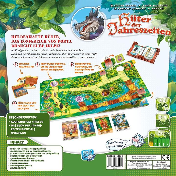Image du produit Asmodée SCOD0113 - Gardien des saisons, jeu de société, pour 2-4 joueurs, à partir de 7 ans (édition FR) (Allemand)