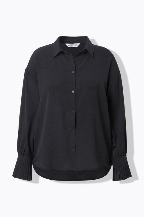 Immagine prodotto Studio Untold Hemdbluse, oversized, Krepp, Plissee-Manschetten (60)