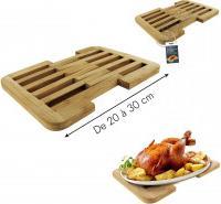 Cook Concept ausziehbarer Topfuntersetzer 20-30cm aus Bambus (Pfannenuntersetzer)