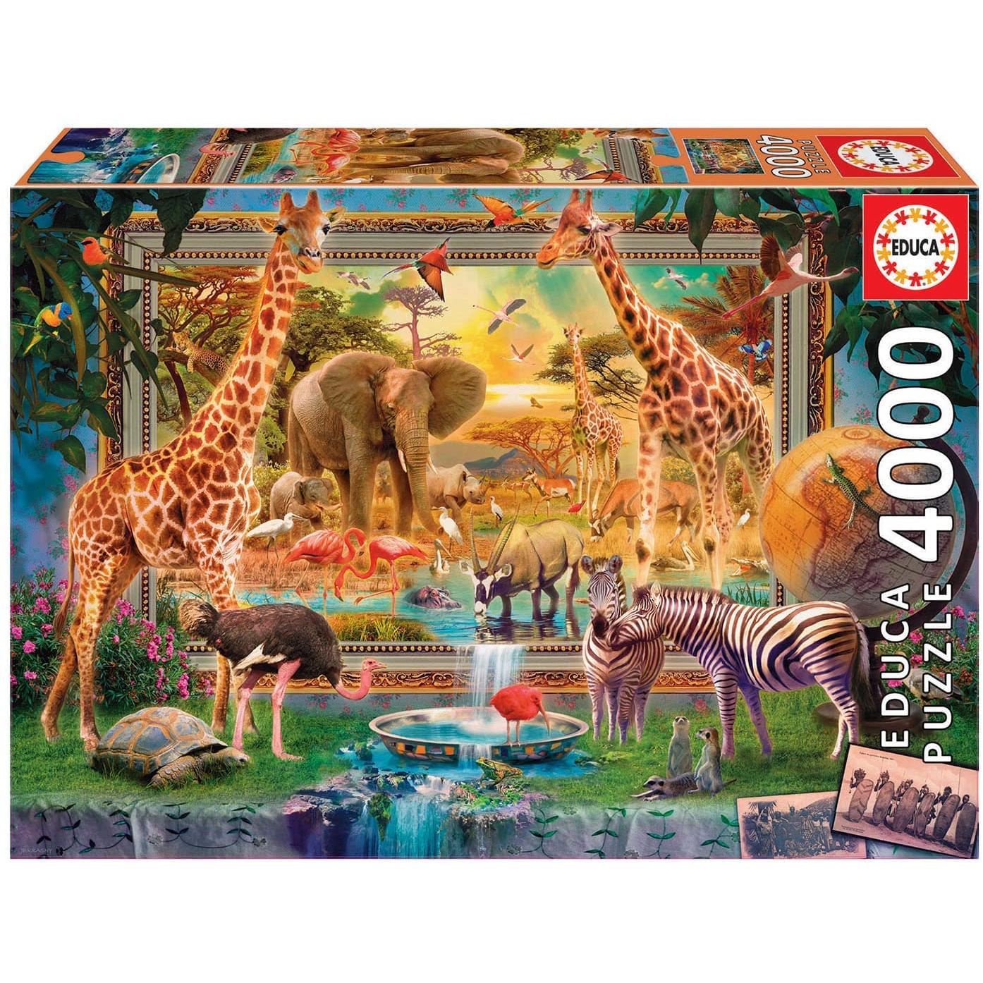 Educa Die Savanne erwacht 4000 Teile Puzzle (4000 Teile)