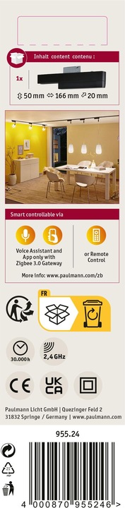 Immagine prodotto Paulmann Adattatore Zigbee Spot URail