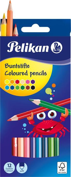 Image du produit Pelikan Crayons hexagonaux (12x)