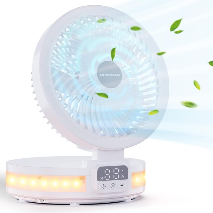 Actual product image Lipontan Foldable table fan