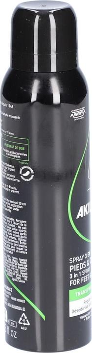 Produktbild Akileïne AKILEINE Grün Fuss&Schuhspr 3in1 Reinigen 150 ml (Fussdeodorant & -puder, 150 ml)