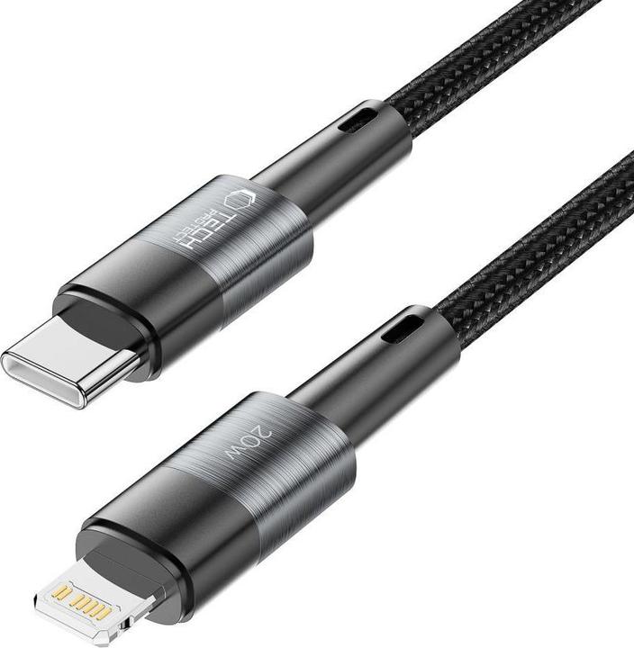 Produktbild Tech-Protect UltraBoost Lightning / USB-C PD 20W 3A 2m cable - gray (2 m, 20 W)