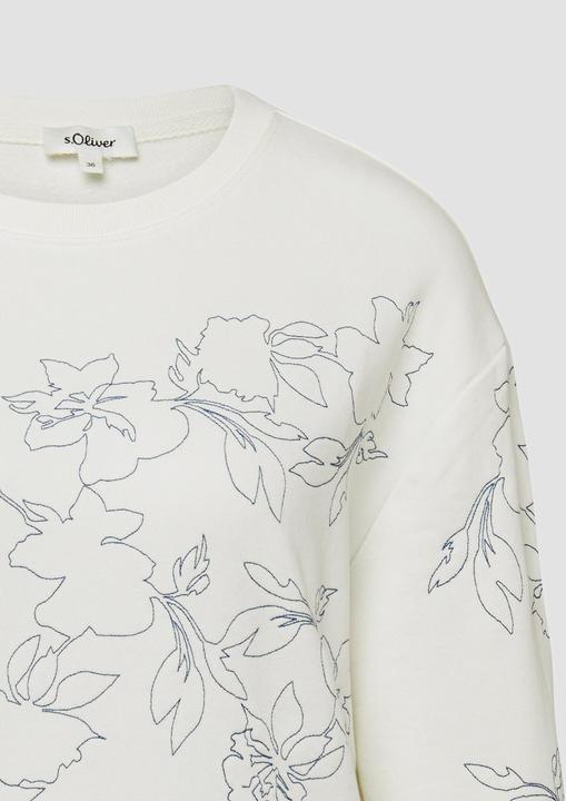 Produktbild s.Oliver Sweatshirt Sweatshirt mit Stickerei (46)