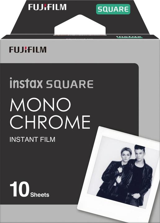 Actual product image Fujifilm Instax Square Film Monochrome