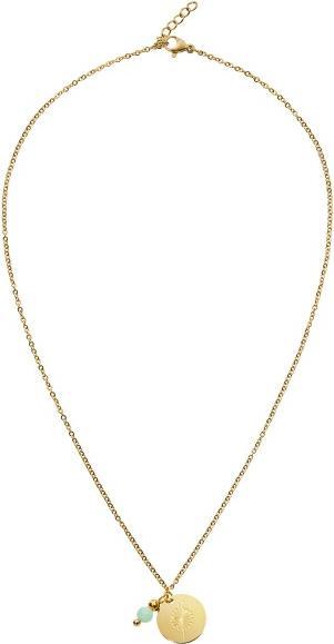 Produktbild HCA Halskette - "Make a wish" - vergoldet - grüner Quarz (Edelstahl, Vergoldet)