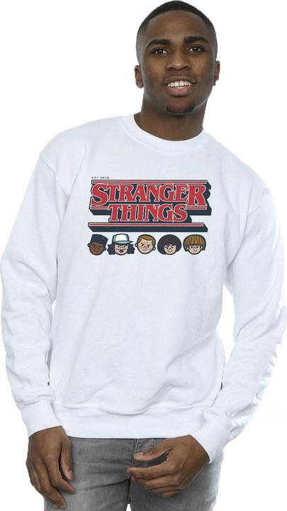 Produktbild Netflix Stranger Things Caricature Logo Sweatshirt (XXL)