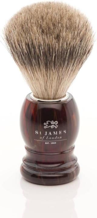 Immagine prodotto St. James of London Pennello da barba Super Badger in marmo alabastro (Pennello da barba)