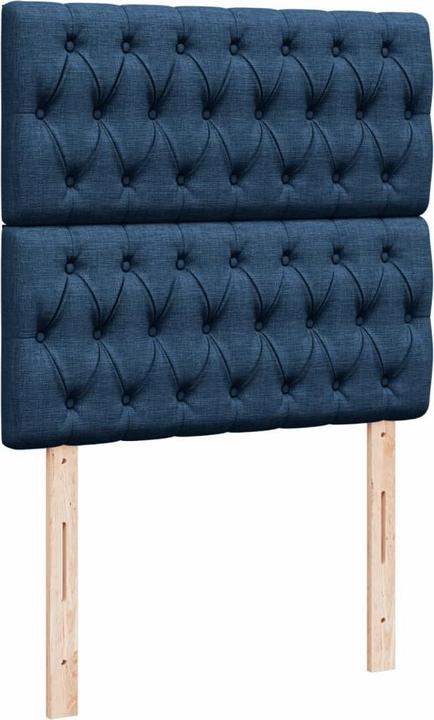 Actual product image VidaXL Bo x spring bed with mattress 90 x 200 cm fabric (90 x 200 cm, 90 x 200 cm)