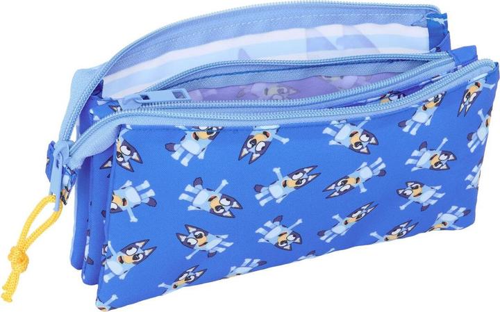 Produktbild Bluey Dreifaches Mehrzweck-Etui Let's play Blau 22 x 12 x 3 cm