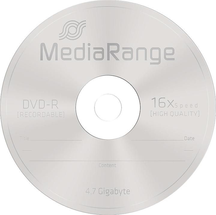 Image du produit MediaRange Cd-R (50x)