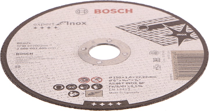 Immagine prodotto Bosch Professional Zubehör Disco da taglio PRO per acciaio inox e metallo, 125 x 1 x 22,23 mm