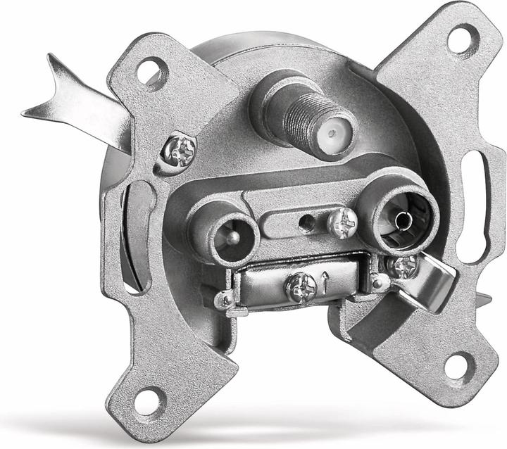 Actual product image Goobay 3-way antenna-wall-socket - antenna socket