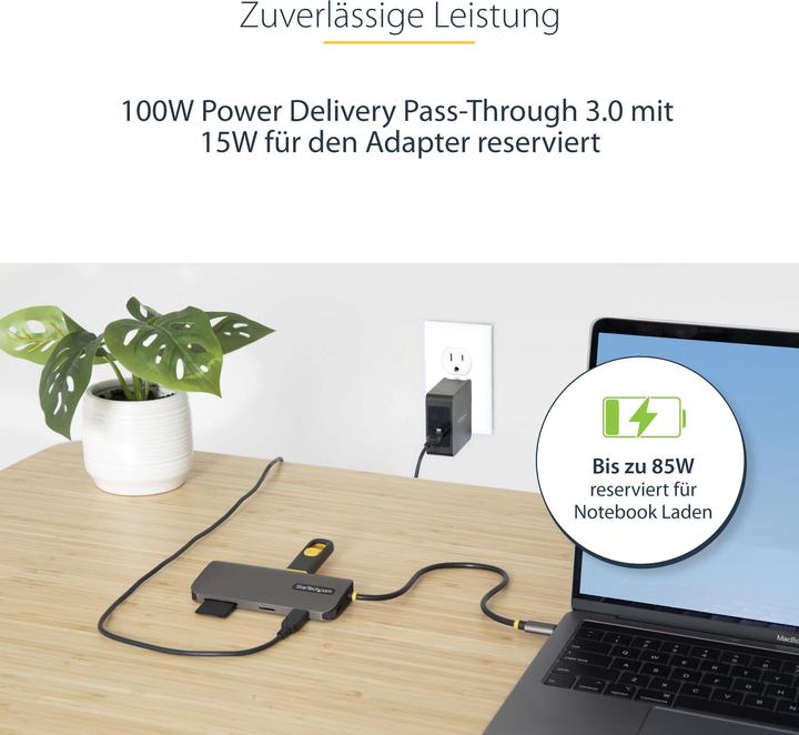 Produktbild StarTech Multiport Adapter (USB-C, 4 Ports)