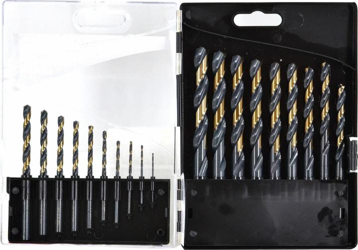 Actual product image AW Tools AWTOOLS RETURN METAL HSS M2 SET 19 pcs. (Ø1-10mm)