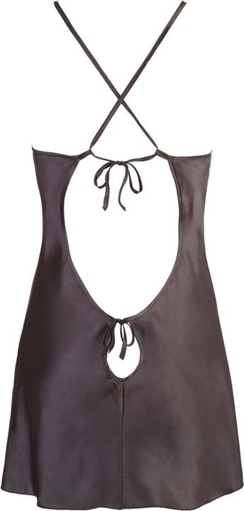 Actual product image Cottelli Collection Satin negligee black (XXL)
