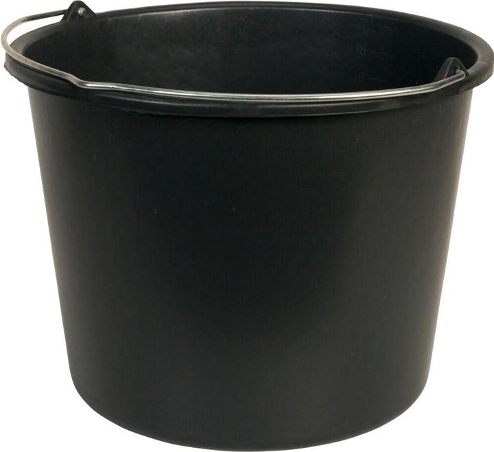 Produktbild Ironside Baueimer 20 L schwarz mit Literskala